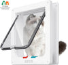 ATUBAN Large Cat Door Interior Door Pet Door for Cat Exterior Door 4 Modes Locking Suitable for Window and Wall,Strong Durable