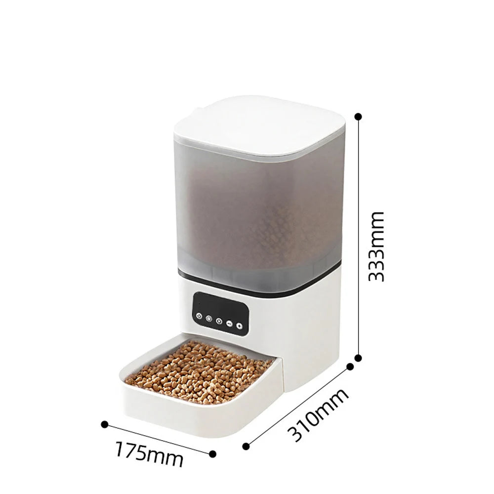 6L Button WiFi Camera Smart Automatic Dog Feeder Video Pet Food Dispenser APP Auto Feeder For Kitten Cat Bowl Accessories