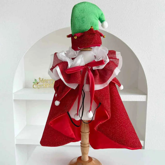 Cute  Pet Costume for Dogs Cats,  Elegant Cape Hat Set for  Holiday Photo Shoot, Funny Festival Outfit for Small Medium Breeds