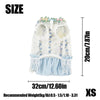 Pet Embroidered Dress Small & Medium Dog Teddy Hollowed-out Vest Puppy Clothes Summer Cat Tassel Dress Spring Pet Clothing