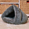 Triangle Pet Dog Kennel Mat Winter Warm Plush Cat Bed House Thickened Sleeping Bag for Small Dogs Cats Pets Supplies Accessories - Play Paws Toys