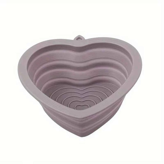 1Pcs Collapsible Silicone Pet Bowl for Dogs & Cats-Portable,Foldable Travel Pets Dish for Food & Water Pet Feeding Supplies