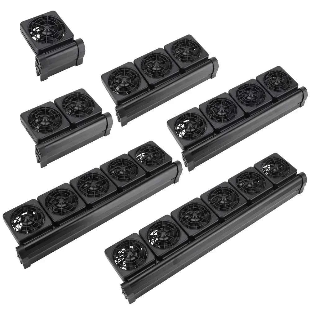 Adjustable Cooling Fan Fish Tank Heat Dissipation Cooling Fan Aquarium Farming Grass Tank Shrimp Tank  Aquarium Fan Accessories