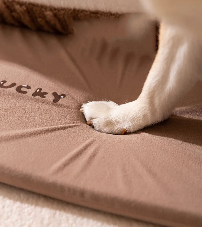 winter Dog Kennel Warm Dog House Mat Detachable Washable Dogs Bed Nest Deep Sleep Tent for Medium Large Dogs House dog Supplies