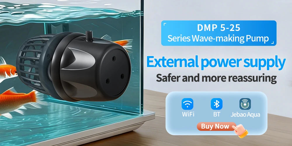 Jebao Water Pump Filter Auto Dosing Pump Automatic Marine Reef Doser 3.1 3.4 MD4.4 WIFI Control 12V 3W 9W  Aquariums Accessoires