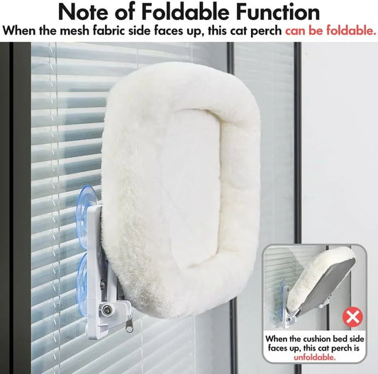 Cat hammock window cat nest windowsill bedside sun sucker pet balcony glass habitat cat nest - Play Paws Toys