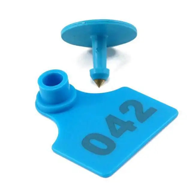 100-Piece Set: Plastic TPU Pig Ear Tags—Versatile Identification Solution for Cows, Goats, Sheep and All Farm Livestock