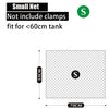 Aquarium Accessories Fish Tank Net Holder Acrylic Transparent PP Anti-Jump Net Clamp Fixed Clip Aquarium Cover Holder Clips