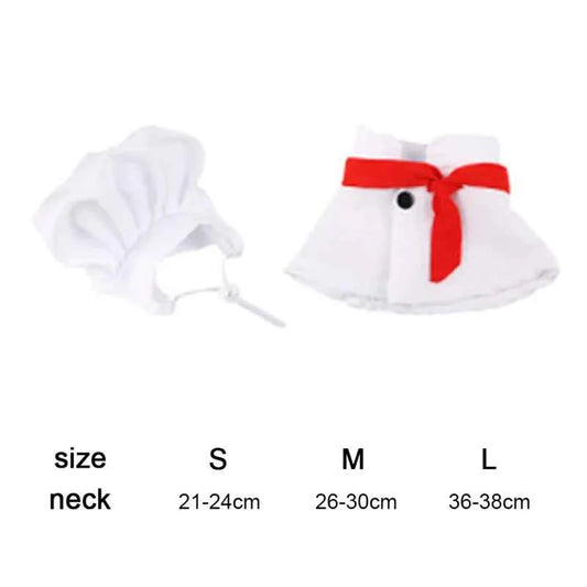 Funny Cat Chef Costume,Party Cosplay Outfit with Hat for Kittens, Cute Cooking Baker Pet Dress Up Party Apparel Free Shipping