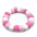 30pcs New Pet Dog Bow Tie Rainbow Flower Hair Ball Necklace Collar Pet Dog Cat Bowties Neckties Dog Grooming Accessories