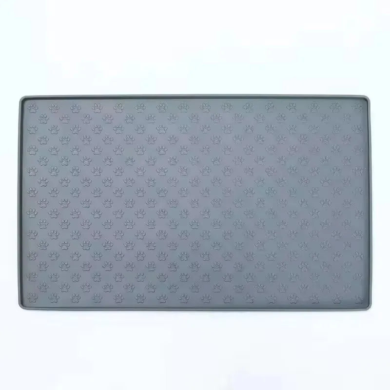 Pet Placemat Cat Dog Drinking Feeding Placemat Feeder Mats Cat Feed Mat Dog Food bowl Mat Silicone Waterproof Pet Bowl Pad - Play Paws Toys