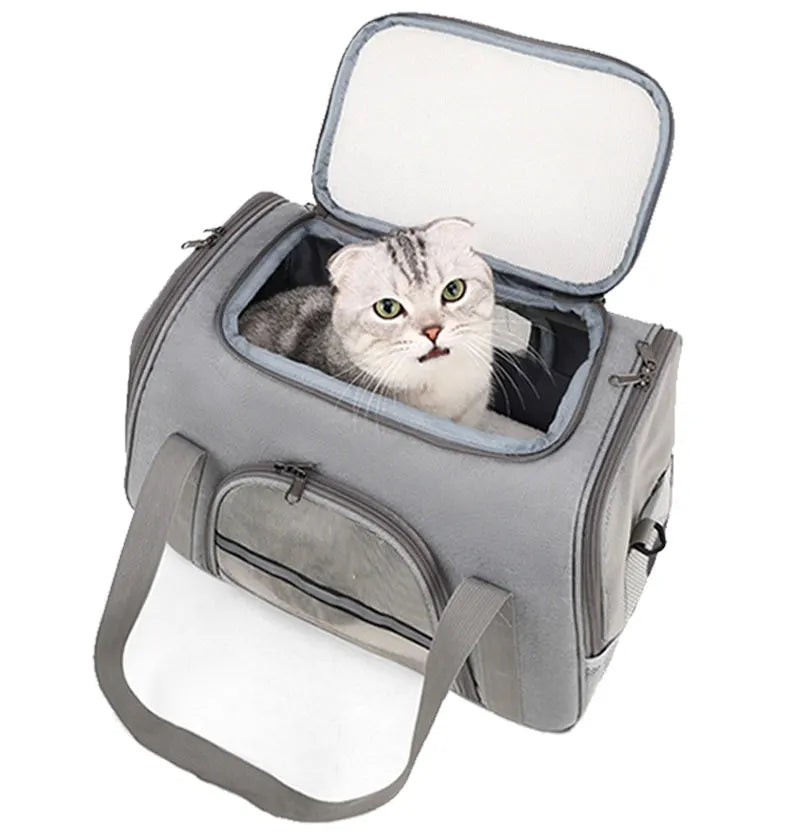Cat Bags Portable Dog Carrier Bag Mesh Breathable Foldable Cats Carrier Bag Travel Breathable Transport Handbag Pet Travel Bags - Play Paws Toys