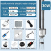 Aquarium Water Change Pump Electric Fish Tank Cleaning Tool Vacuum Water Changer Gravel Cleaner Siphon Filter Pump 30W 220v