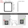 A59T Pet Kitty Dog Door Flap Gate Opener Controlled Entry Electronic Screen Window Protector Wall Mosquito Net(Small:24cmx29cm) - Play Paws Toys