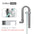 AQUAPRO Mini Skimmer Stainless Steel Inlet Outlet Pipes Inflow Outflow Shrimp Water Filter Aquarium Fish Tanks Accessories