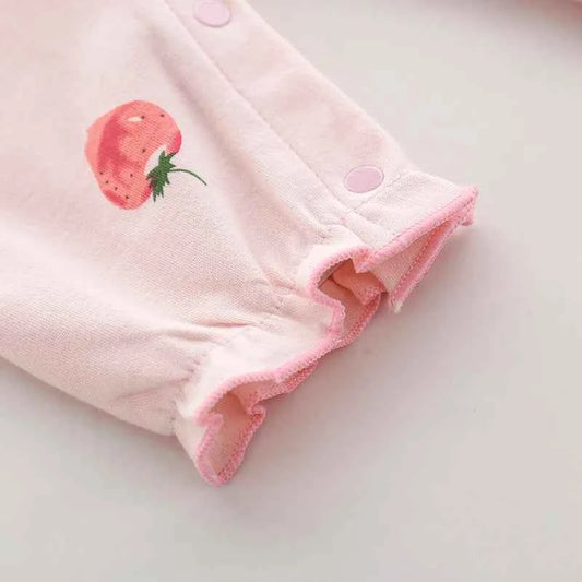 Baby clothes jumpsuit autumn season 0 pure cotton 3 princess clothes newborn clothes 6 months baby air-conditioned clothes