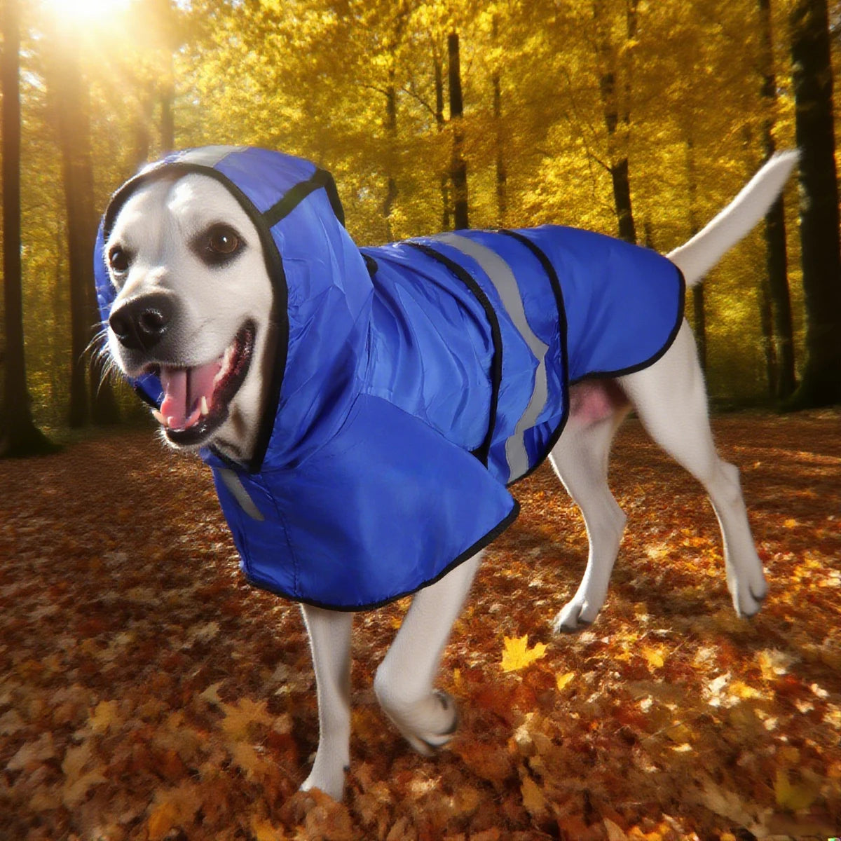 1PC Dog Raincoat for Rainy Season Multiple Colors and Sizes Available Includes Hood Design