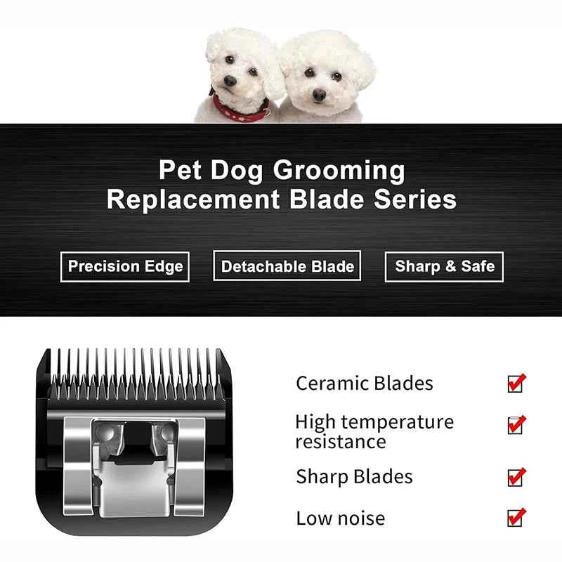 Black 7FC 5FC 4FC 3FC #10 #30 #40 5/8 Professional Dog Clipper A5 Blade Fit Most Andis & Oster Pet Clippers