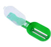 Practical Fish Scale Remover, Plastic Fruit and Vegetable Peeler, Descaling and Cleaning Scraper with Accessories, Folding Knife