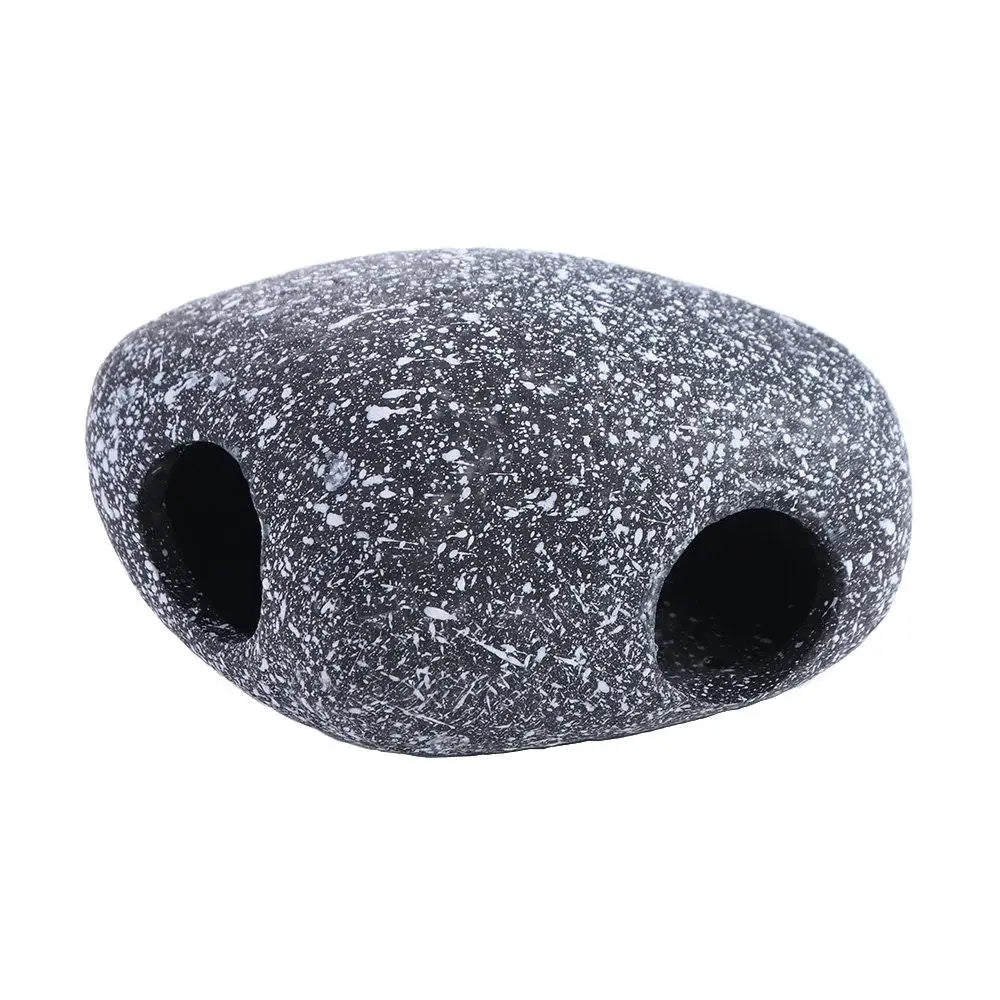 Ceramic Cichlid Stone Cave Eco-friendly Delicate Fish Eluding House Creative Simulated Hiding Tank Cave Breeding Tank