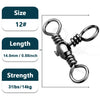 3 Way Swivels 25~100Pcs Swivels Fishing Tackle Catfish Tackle Stainless Brass Catfish Surf Rigs Saltwater Fishing Barrel Swivels