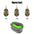 Complete Carp Fishing Feeder Kit - High-Speed Bait Launcher with Mold