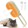 Hot Cat Brush with Steam Dog Spray Pet Steam Massage Brush Spray Hair Removal Comb Massage Steamer Comb for Long Hair Dogs Cats