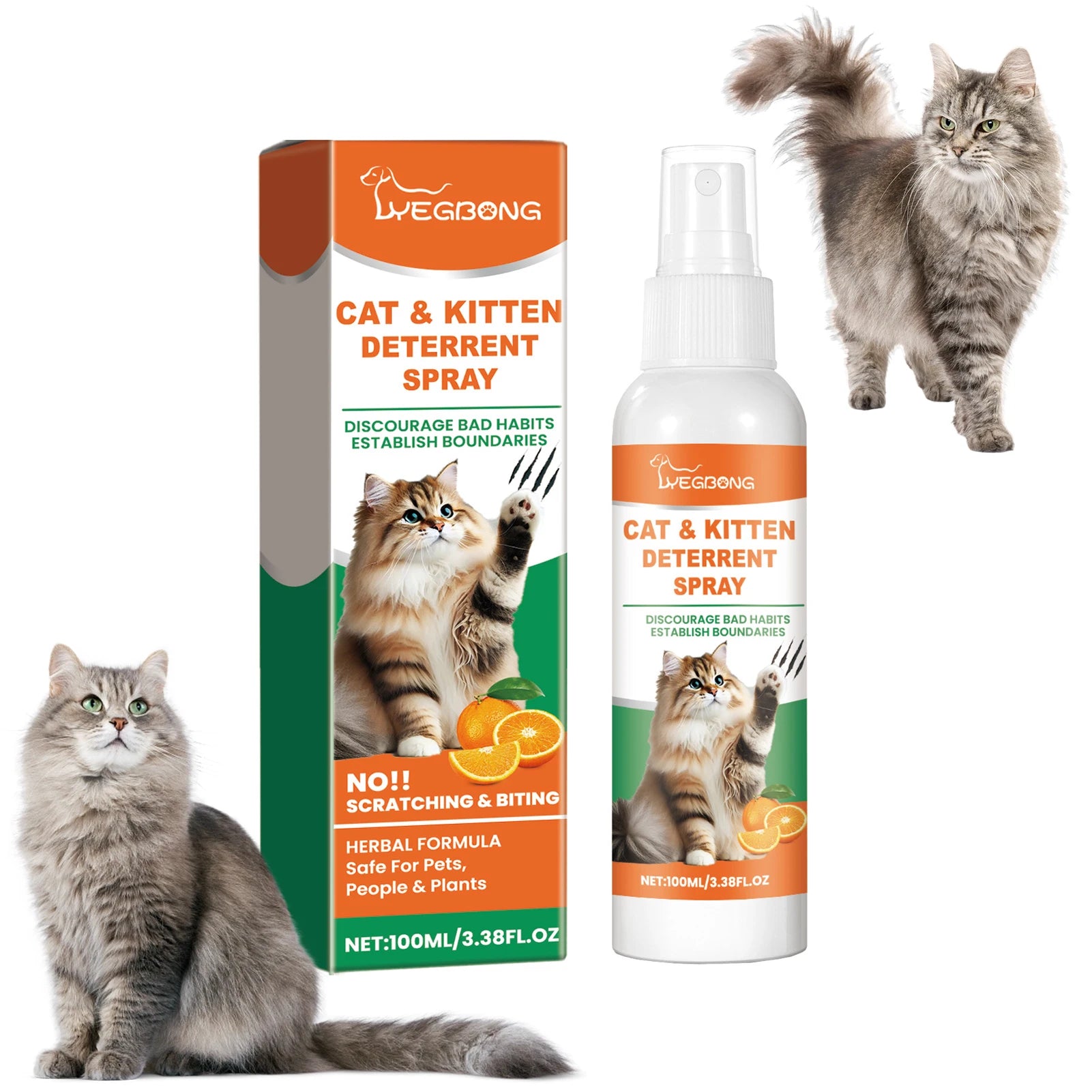100ml Cat Scratch Deterrent Spray Cat Scratch Furniture Protector Spray Training Pet Training Liquid For Protecting Furniture