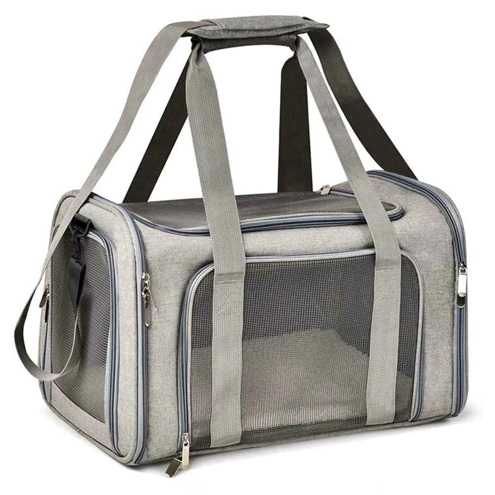1PC Cat, Dog Carrier for Small Medium Cats Puppies up to 15 Lbs, Collapsible Travel Puppy Carrier