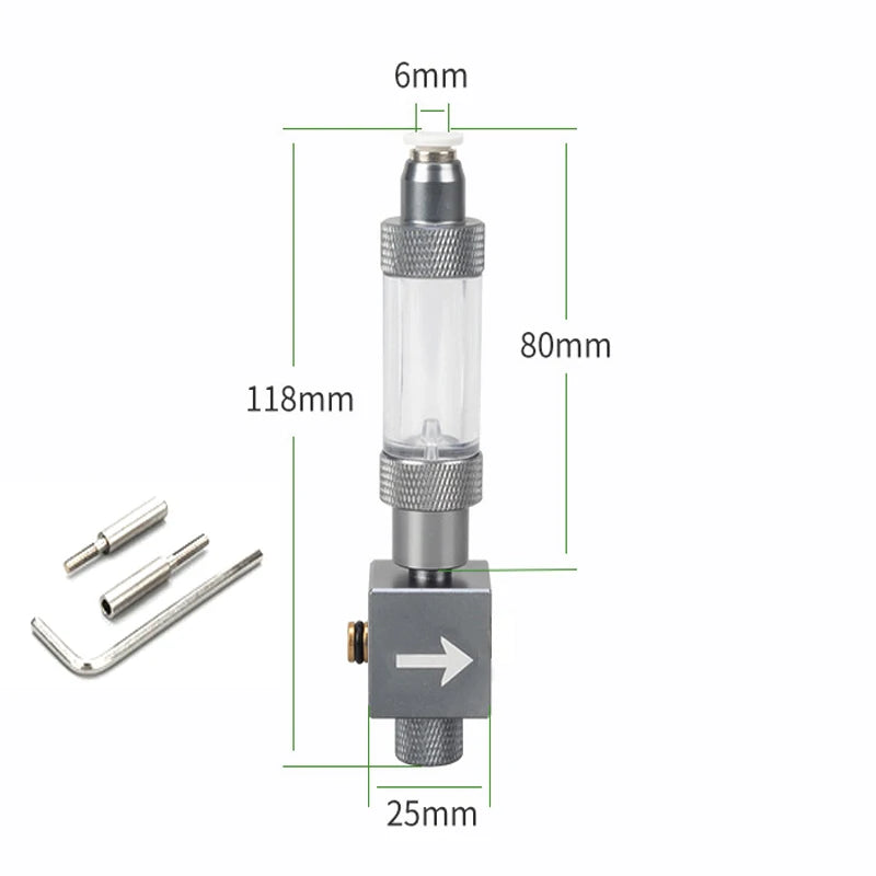Aquarium CO2 regulator Dual meter solenoid valve Quick plug foam recorder  control system Fish tank CO2 pressure reducing valve