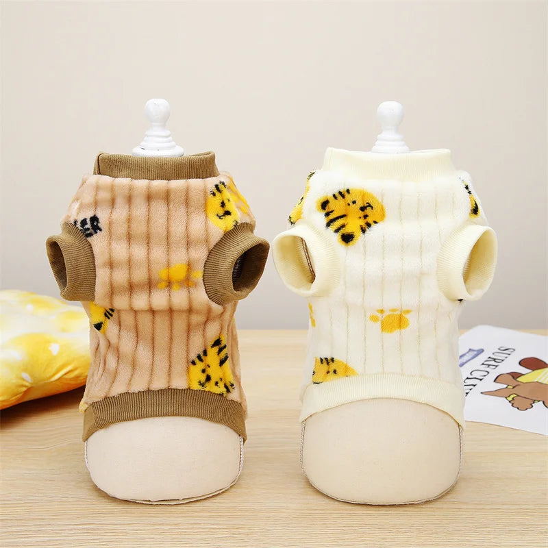 Korean Style Sphynx Cat Sweater with Buckle Winter Warm Pet Clothes for Cats Gotas Garfield Persian Pullovers mascotas Clothing - Play Paws Toys