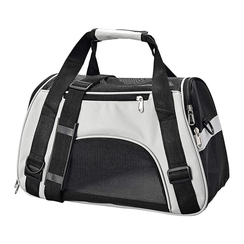 Cat Bags Portable Dog Carrier Bag Mesh Breathable Pet Puppy Travel Bags for Small Dogs Foldable Cats Handbag Bag Transport Bag - Play Paws Toys