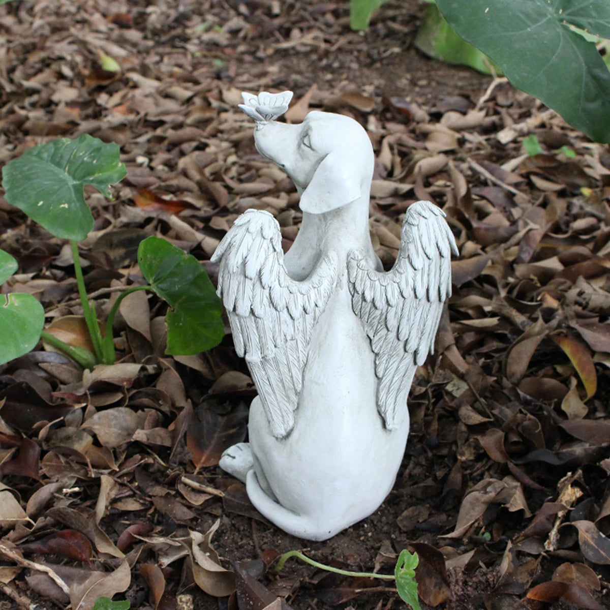 1pc Angel Dog Memorial Statue, Pet Memorial Stone For Dogs, Angel Dog Memorial Gifts, Dog Passing Away Bereavement Gifts, Pets G
