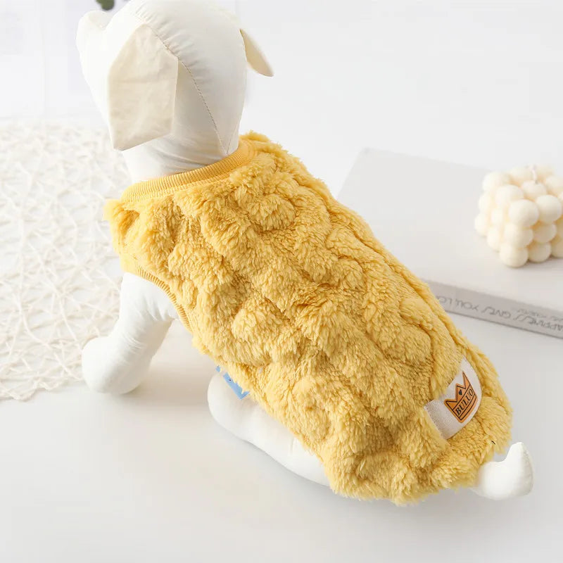 Sweater for Cat Warm Puppy Hoodie Cute Dog Sweaters for Small Dogs Chihuahua Knit Sleeves Puppy Winter Fleece Harness Clothes - Play Paws Toys