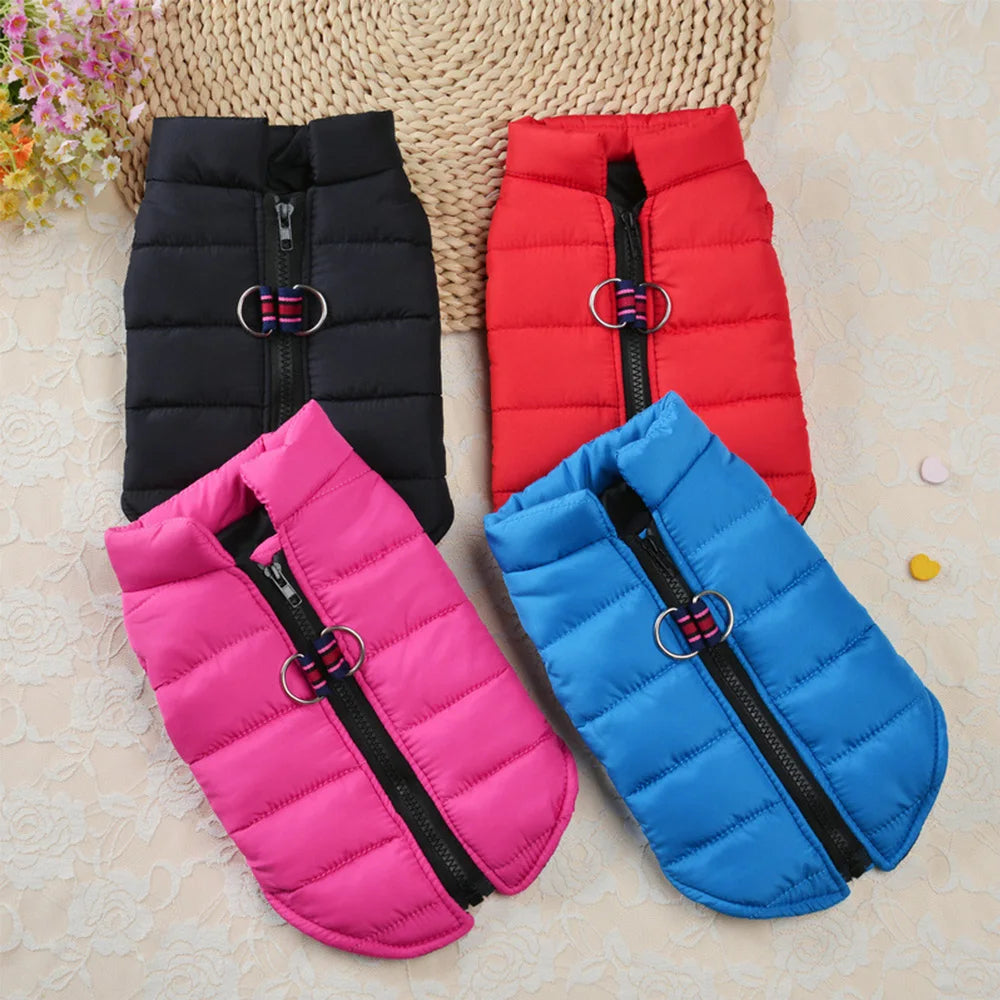 Winter Dog Jacket Vest Warm Pet Clothes Puppy Coat For Small Medium Dogs Cats Outfit Chihuahua French Bulldog Clothing Perro