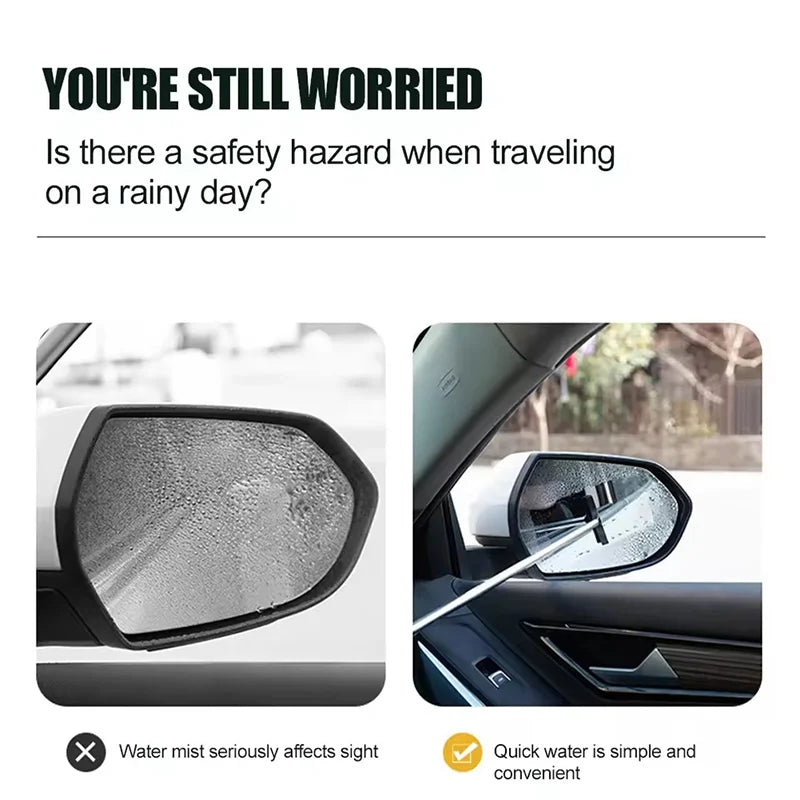 Telescopic Glass Cleaning Tool Anti Fog Water Scraper for Car Rear View Mirror Aquarium Fish Tank Algae Removal Cleaning Tool