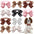 10PCS Heart Print Dog Bow Ties Adjustable Puppy Bowties Small Pet Bows Collars For Dogs and Cats Fashion Dog Grooming Supplies
