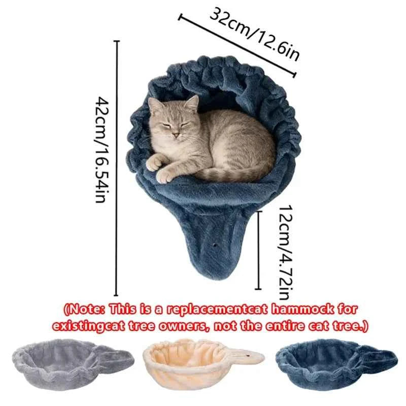 Multi-Layer Cat Tree Tower With Hammock, Space-Saving Cat Storage Bag, Sturdy Cat Standing And Climbing Frame
