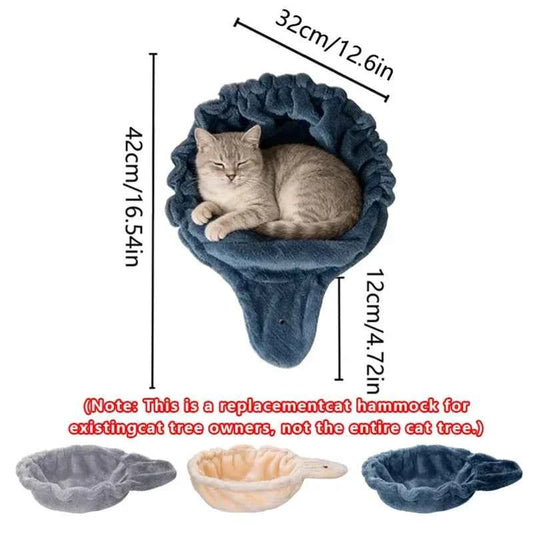 Multi-Layer Cat Tree Tower With Hammock, Space-Saving Cat Storage Bag, Sturdy Cat Standing And Climbing Frame