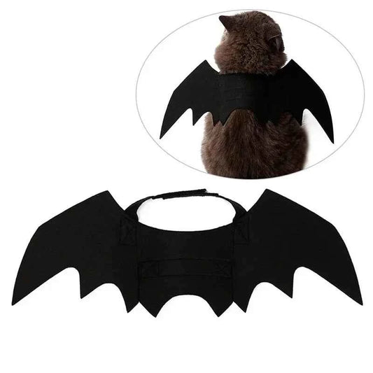 Creative Cute Pet Clothes Black Bat Wings Carrier Costume Cosplay Cat and Dog Party Pet Supplies Cosplay