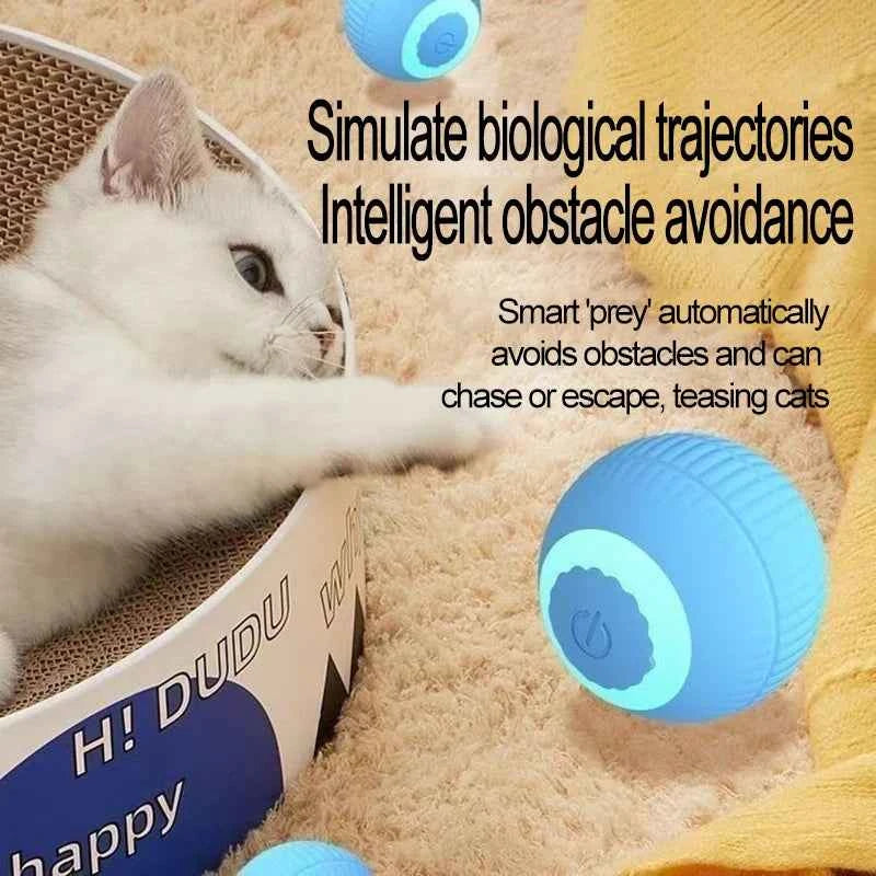 Interactive Cat Ball Automatic Cat Toy Indoor Cat Toy Electric Games Pet Products MWJ01
