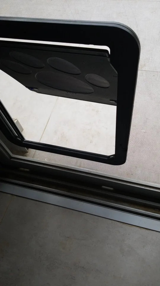 Pet Door New Safe Lockable Magnetic Screen Outdoor Dogs Cats Window Gate House Enter Freely Fashion Pretty Garden Easy Install - Play Paws Toys