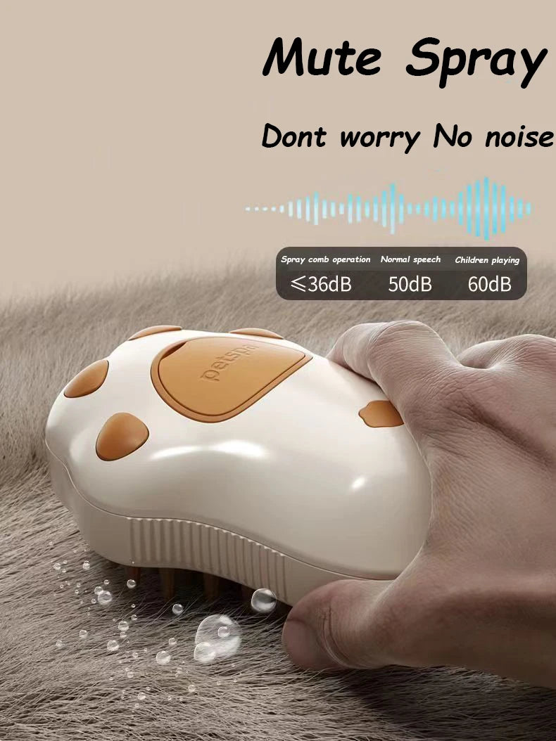 Cat Steam Brush 3 in 1 Electric Pet Brush Cat Hair Brushes Massage Dog Brush Spray Comb Pet Grooming Hair Removal Combs