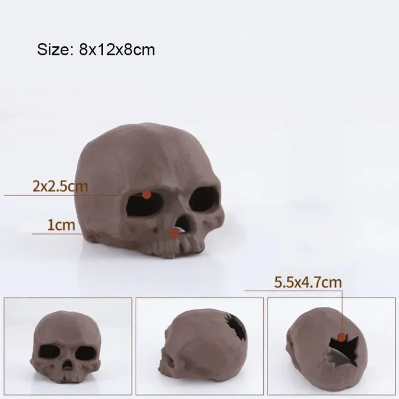 Quality Ceramic Aquarium Decor Fish Shrimps Shelter House Pottery Scorpion House Canister Simulation Stone Fish Tank Decoration