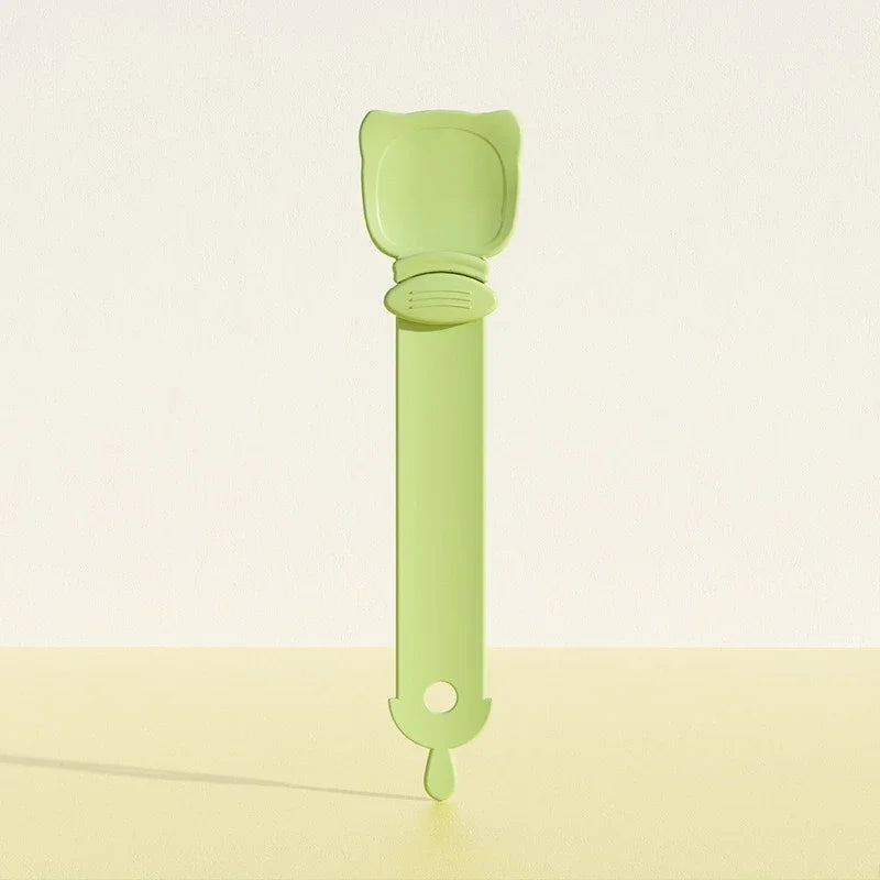 Cat Strip Feeder Spoon Long Handle Lickable Wet Food Feeder for Cats Pet Meat Mud Food Squeeze Dispense Spoon Pet Supplie