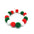 50pcs Elastic Plush Pom Ball Pet Collar Rainbow Flower Hair Decoration Dog Bowtie Necklace Pet Cat Bow Dog Grooming Accessories