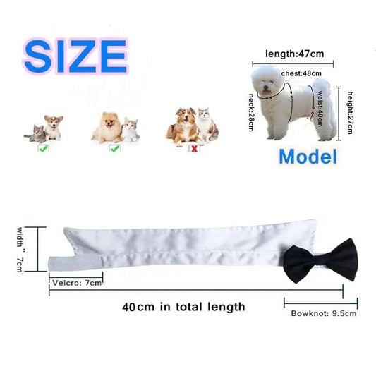 Comfortable Tuxedo Bowtie Pet Accessories Dog Necktie Bow Tie Collar Formal Tie Pet Bow Tie