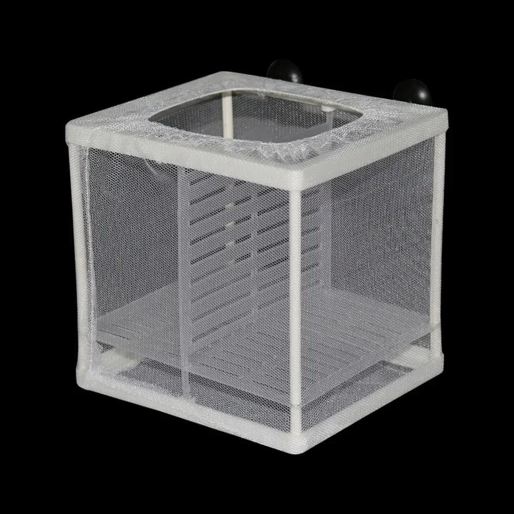 S/L Aquarium Fish Breeding Breeder Box Baby Fish Hatchery Isolation Net Fish Tank Incubator Box Hanging Aquarium אקווריום לדגים