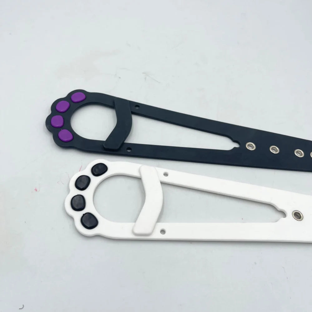 Adjustable Cat Door Latch Bracket Easy to Install Pet Door Latch Dog Door Elastic Holder Latch No Tools Required Pet Gate Supply