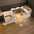 Pet dog enclosure Home House kennel Indoor small dog Teddy fence isolation door with toilet area dog cage